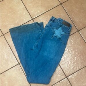 Star Patch Blue Jeans